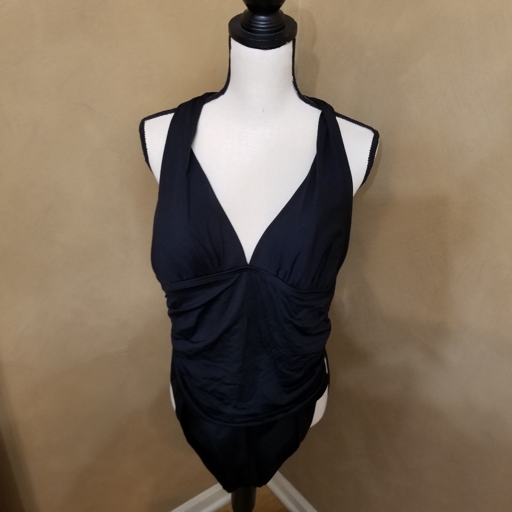 La Blanca Black island Goddess  Swimsuit  size 12